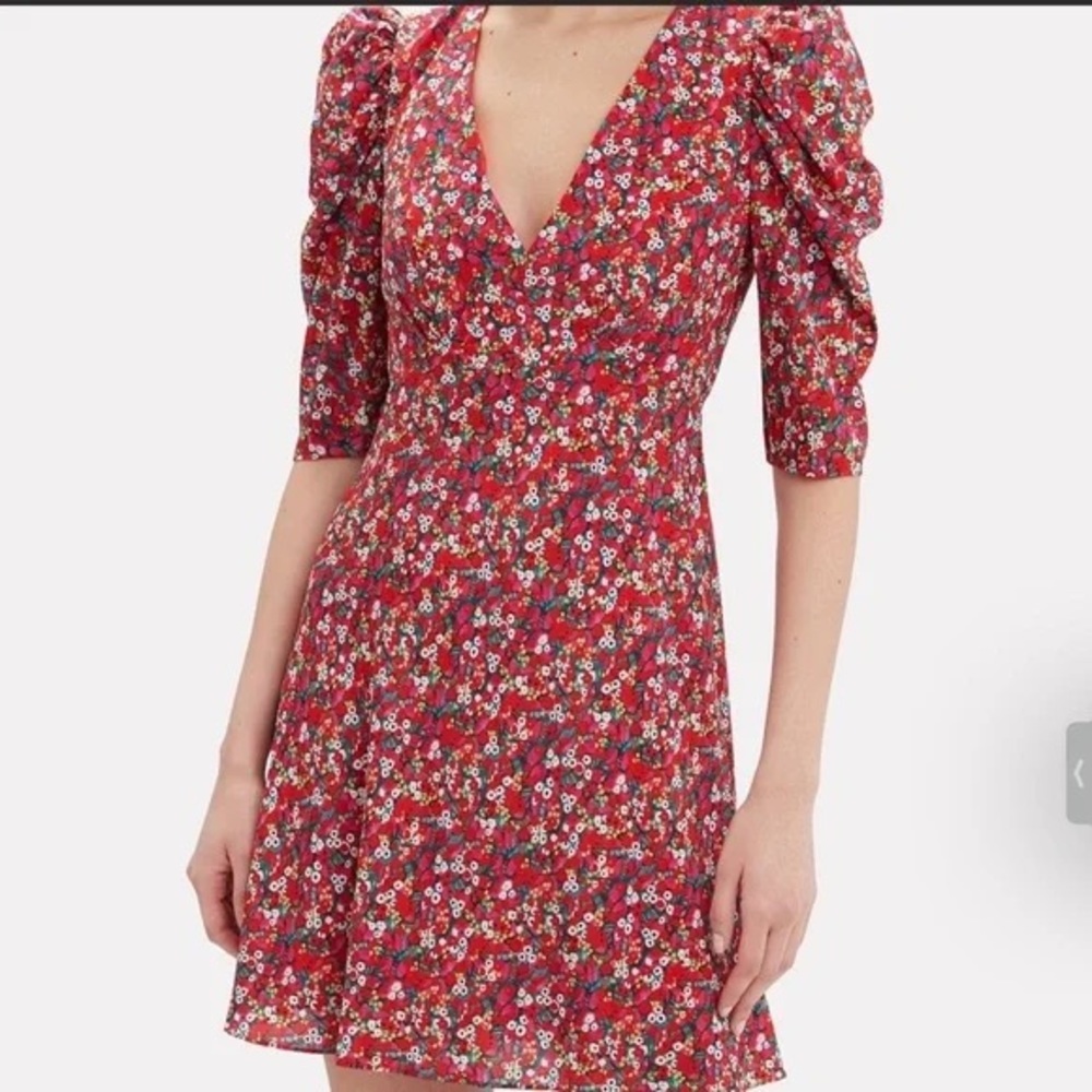 SALONI Silk Colette Mini Dress